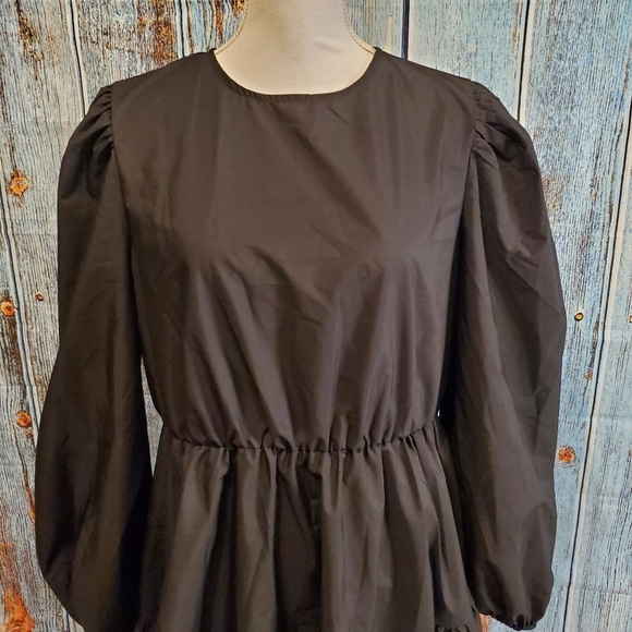 SHEIN Women's Lantern Sleeve Ruffle Hem Dress - Picture 8 of 13